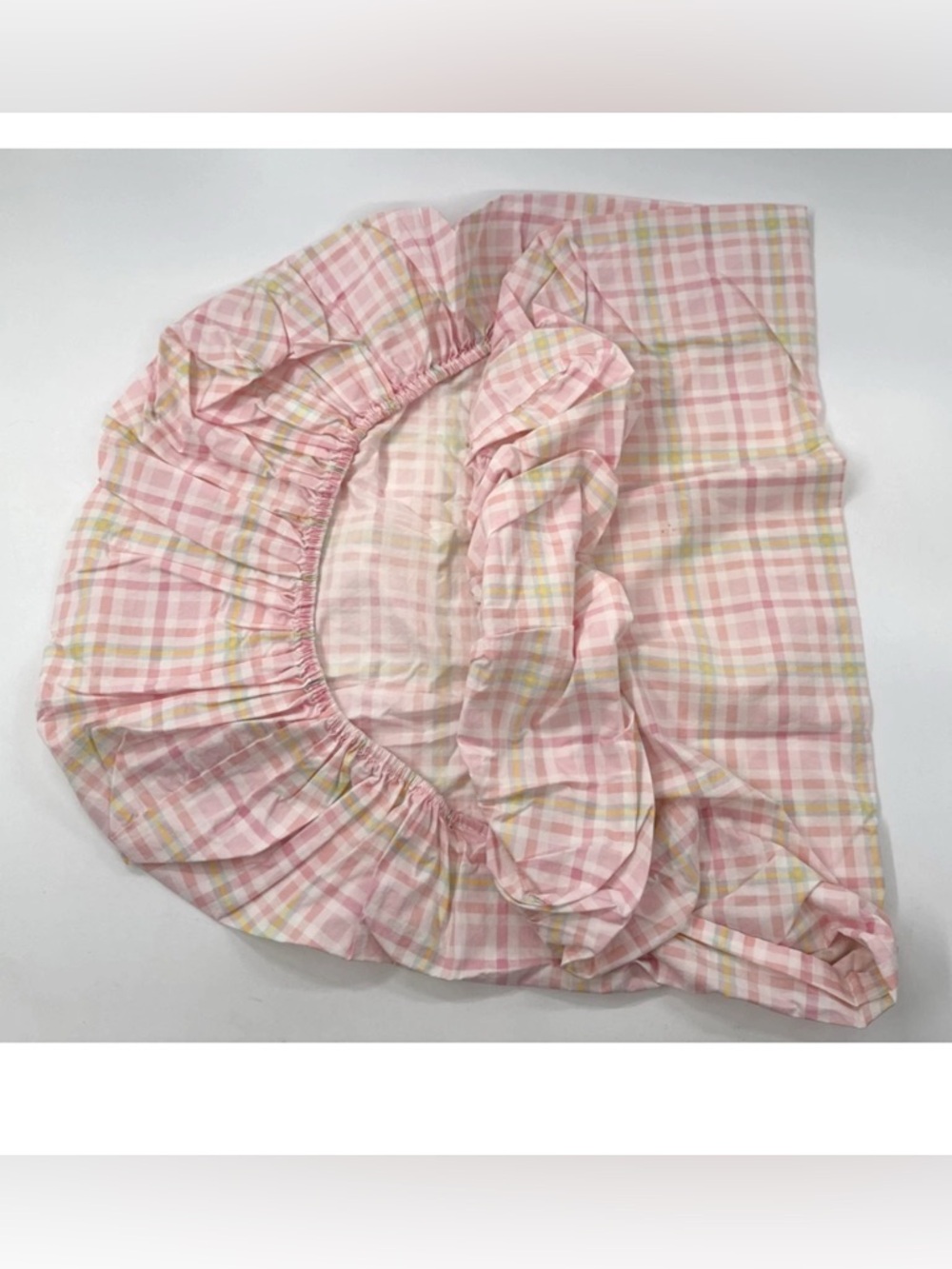 Pottery Barn Kids Pink Crib Bedding 5 Piece Set Patchwork Flowers Quilted Y2K - Picture 7 of 16